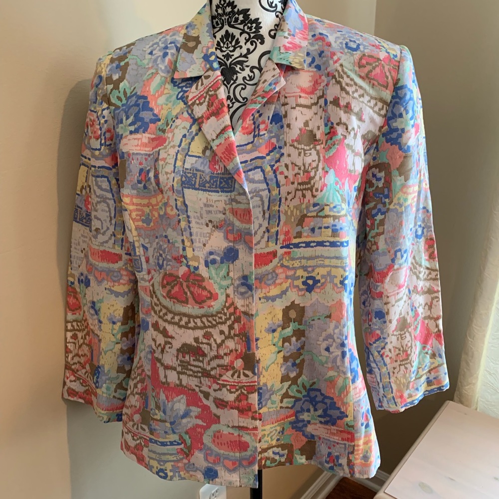 Carlisle multi color blazer